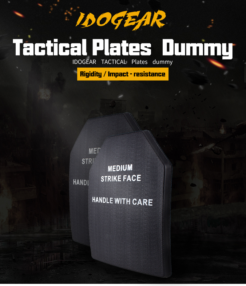IDOGEAR SAPI Dummy Ballistic Plates For AVS JPC Vest Tactical Plate Carrier Plastic Plate Combat Gear 1 piece 2774-IDOGEAR INDUSTRIAL