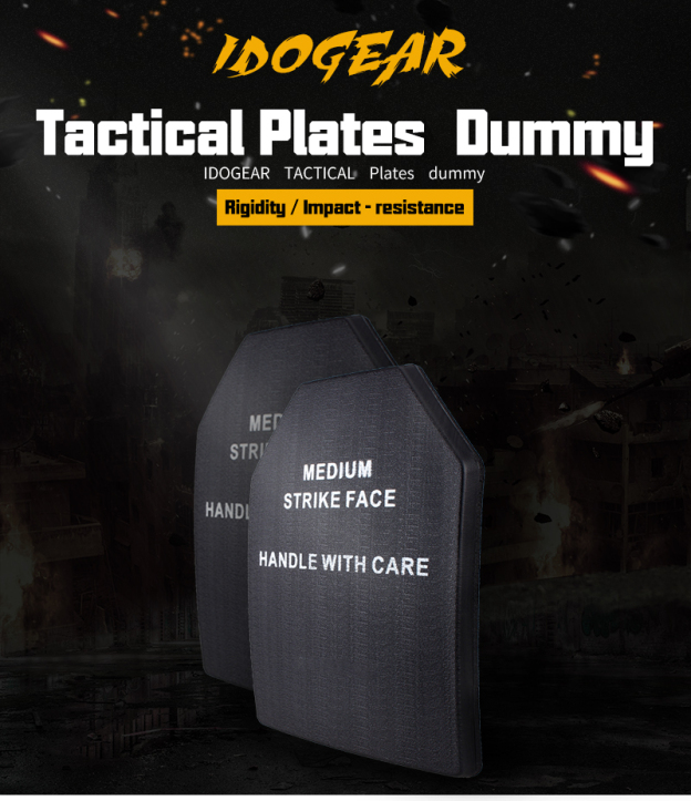 IDOGEAR SAPI Dummy Ballistic Plates For AVS JPC Vest Tactical Plate Carrier Plastic Plate Combat Gear 1 piece 2774-IDOGEAR INDUSTRIAL