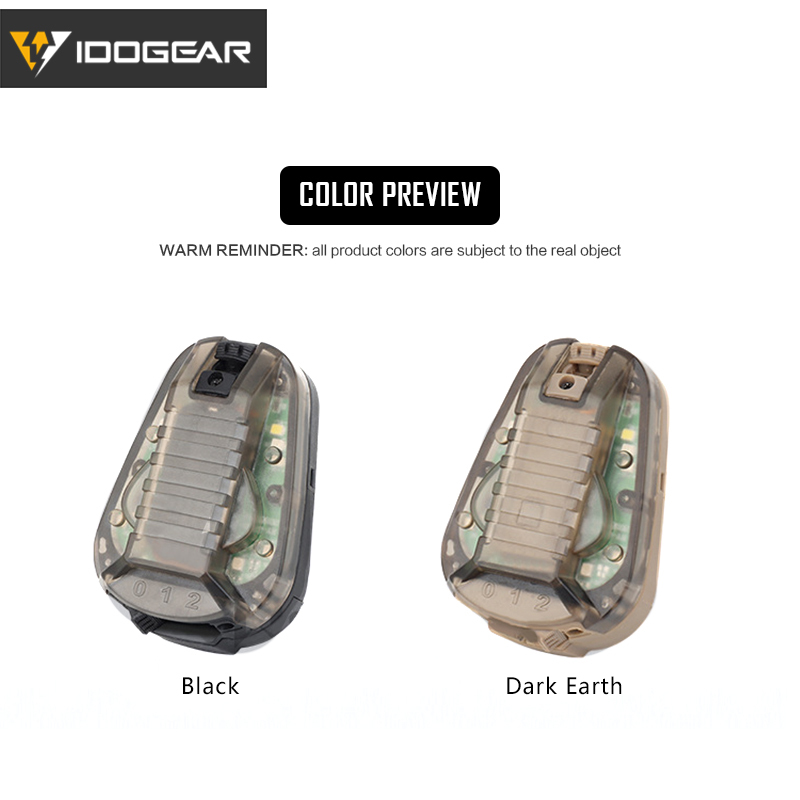 IDOGEAR LED Light Hunting Life Survival Safety Flash Light LED Strobe 6906-IDOGEAR INDUSTRIAL