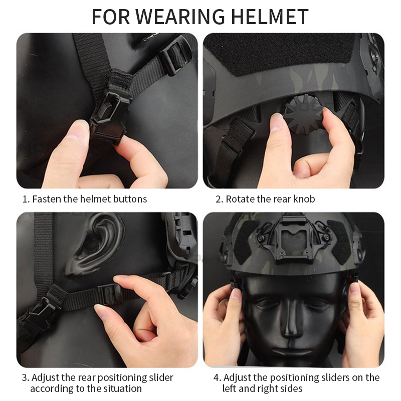IDOGEAR Tactical Helmet SF Helmet SUPER High Cut FAST Full Protective Version MH 6803-IDOGEAR INDUSTRIAL