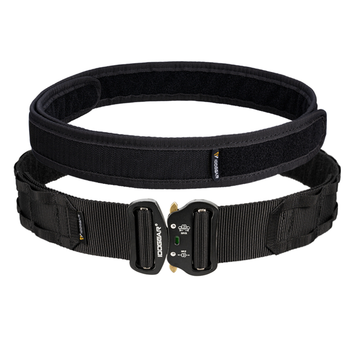 IDOGEAR 2" Tactical Belt Military Style Riggers Belt MOLLE Heavy Duty