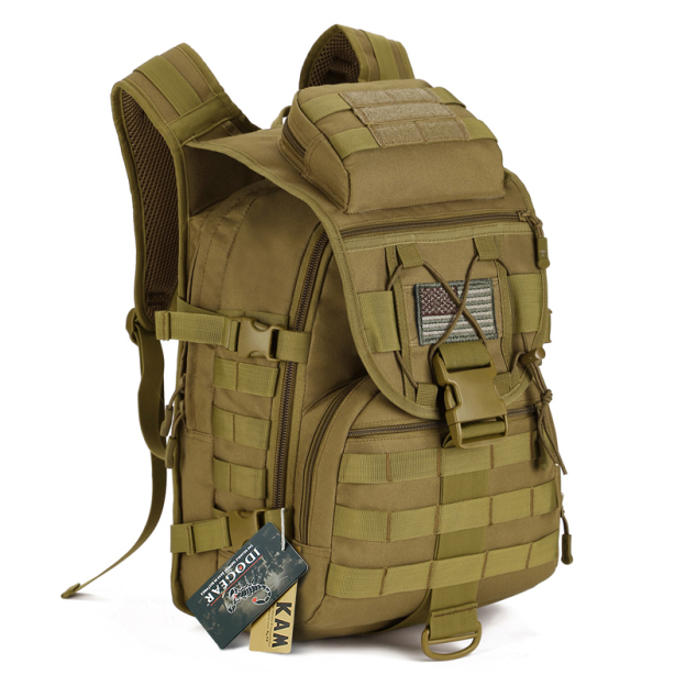 IDOGEAR 40L Tactical Backpack MOLLE 900D Nylon Water Resistant Sports Backpacks 3504