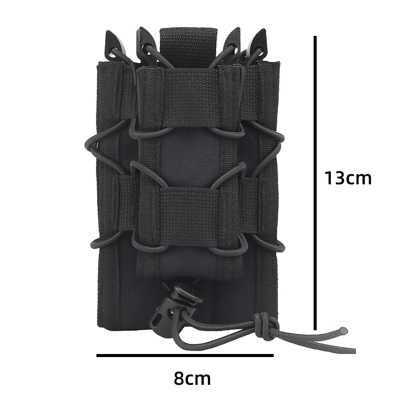 IDOGEAR Tactical HS 9mm 556 Double Stack Mag Pouch Mag Carrier Airsoft MOLLE MC MG-50-IDOGEAR INDUSTRIAL
