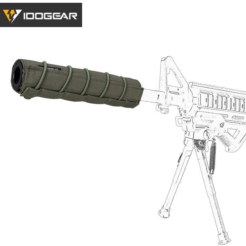 IDOGEAR Suppressor Cover 7'' inch Silencer Cover Quick Release Camouflage Cover 500D Nylon 3529-IDOGEAR INDUSTRIAL