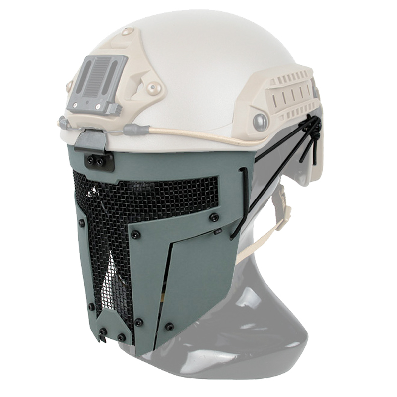 IDOGEAR Full Face Mask Tactical SPT Mesh Mask Fit for Fast Helmet Duty Face Protection 2671-IDOGEAR INDUSTRIAL