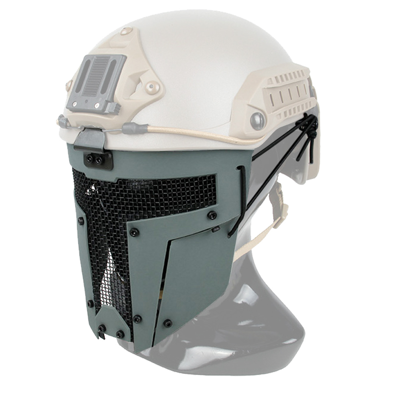 IDOGEAR Full Face Mask Tactical SPT Mesh Mask Fit for Fast Helmet Duty Face Protection 2671-IDOGEAR INDUSTRIAL
