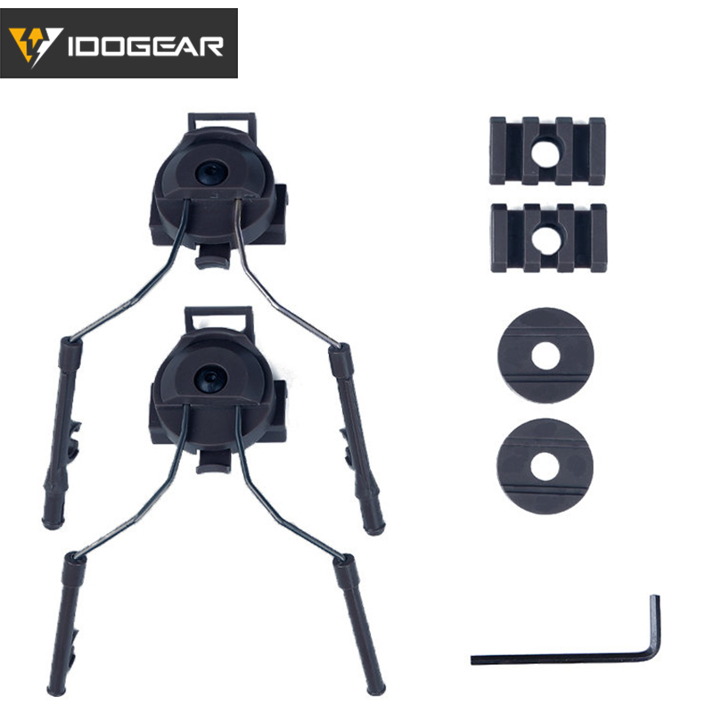 Idogear Tactical Helm Rail Adapter Set Peltor Ops-Core Helm Arc Rail Fast Helm Accessoires 3811-IDOGEAR INDUSTRIAL