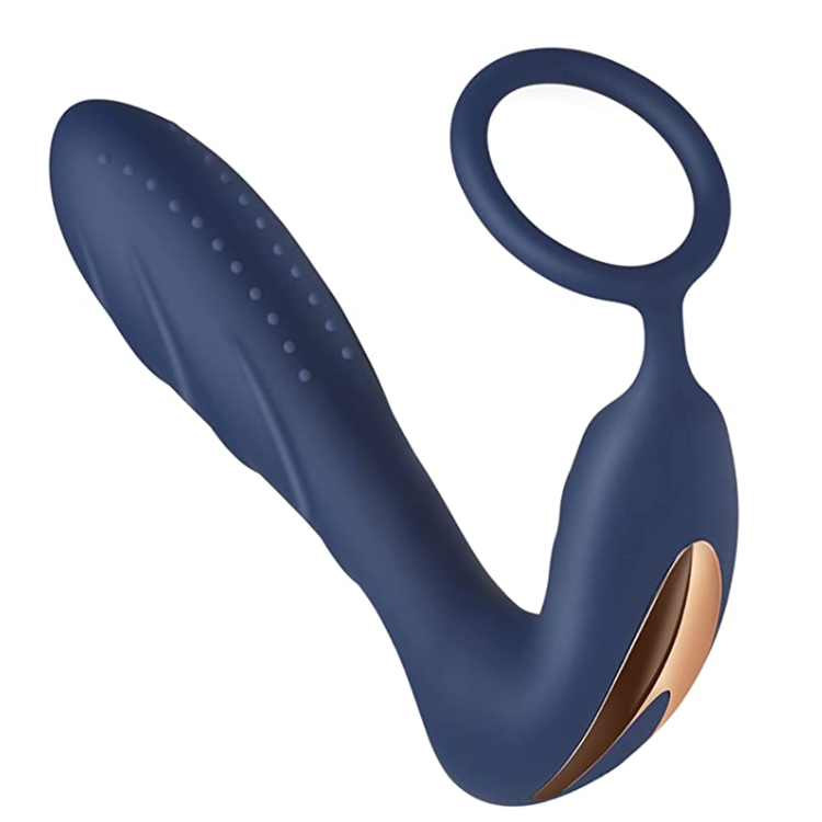 Vibrating Prostate Massager with Cock Ring