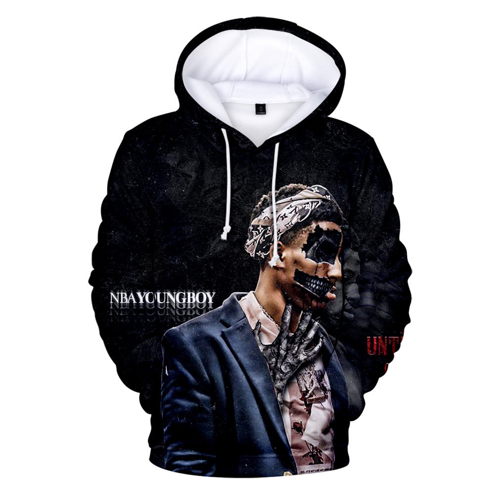 Nba Youngboy Hoodie 3D Men & Women Sweatshirt Couple Hip-Hop Sweater-mortick