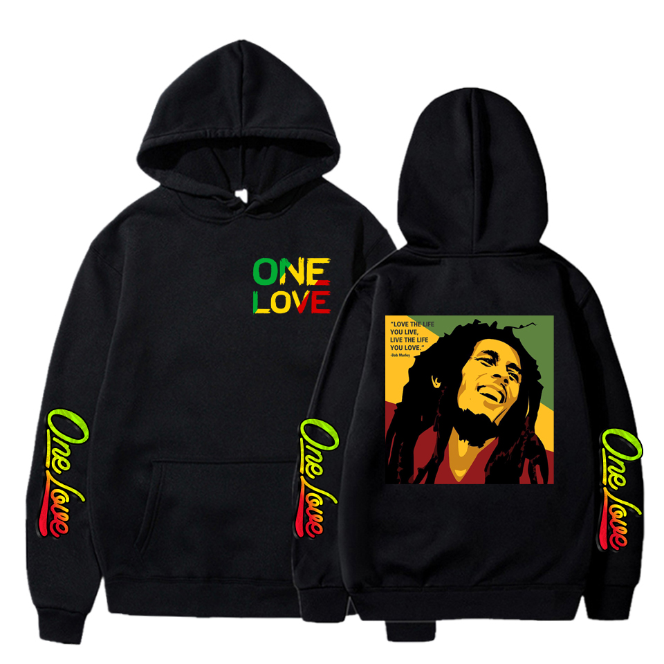 Bob Marley Merch Hoodie Men& Women Fashion Sweatshirts