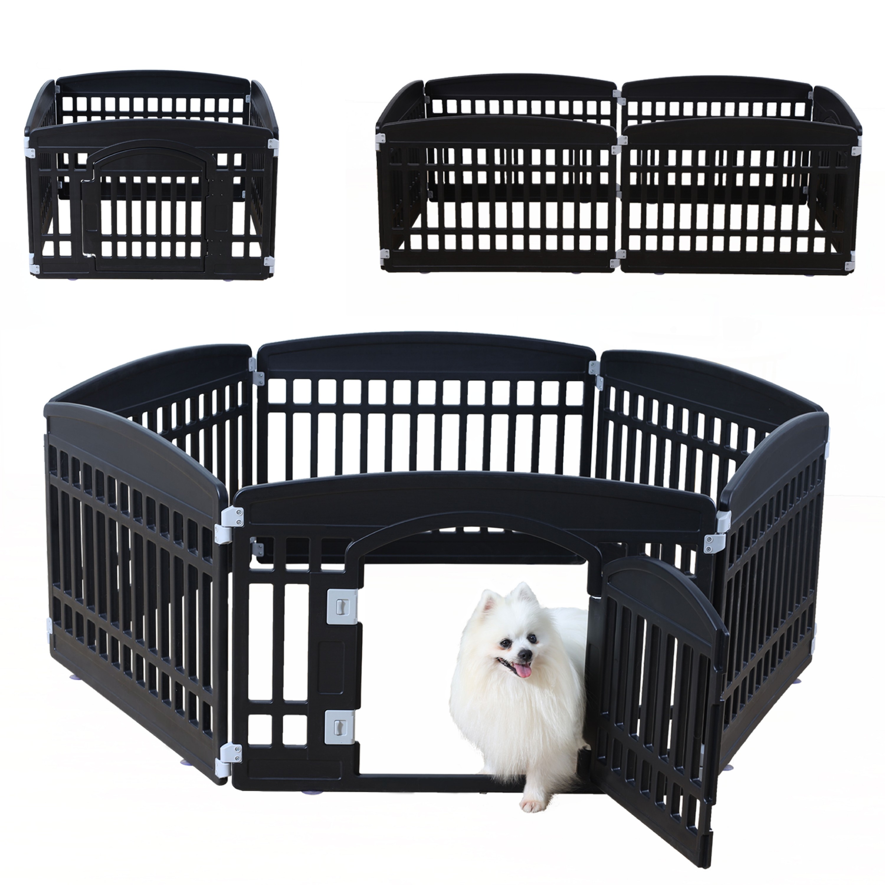 Plastic puppy outlet playpen