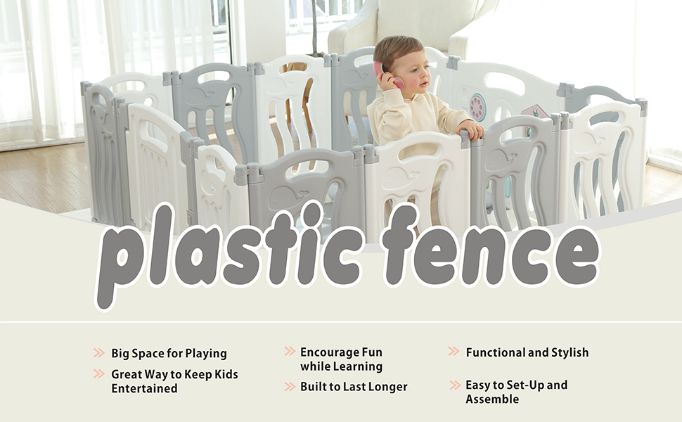 Gupamiga Foldable Baby playpen Baby Folding Play Pen Kids Activity Cen