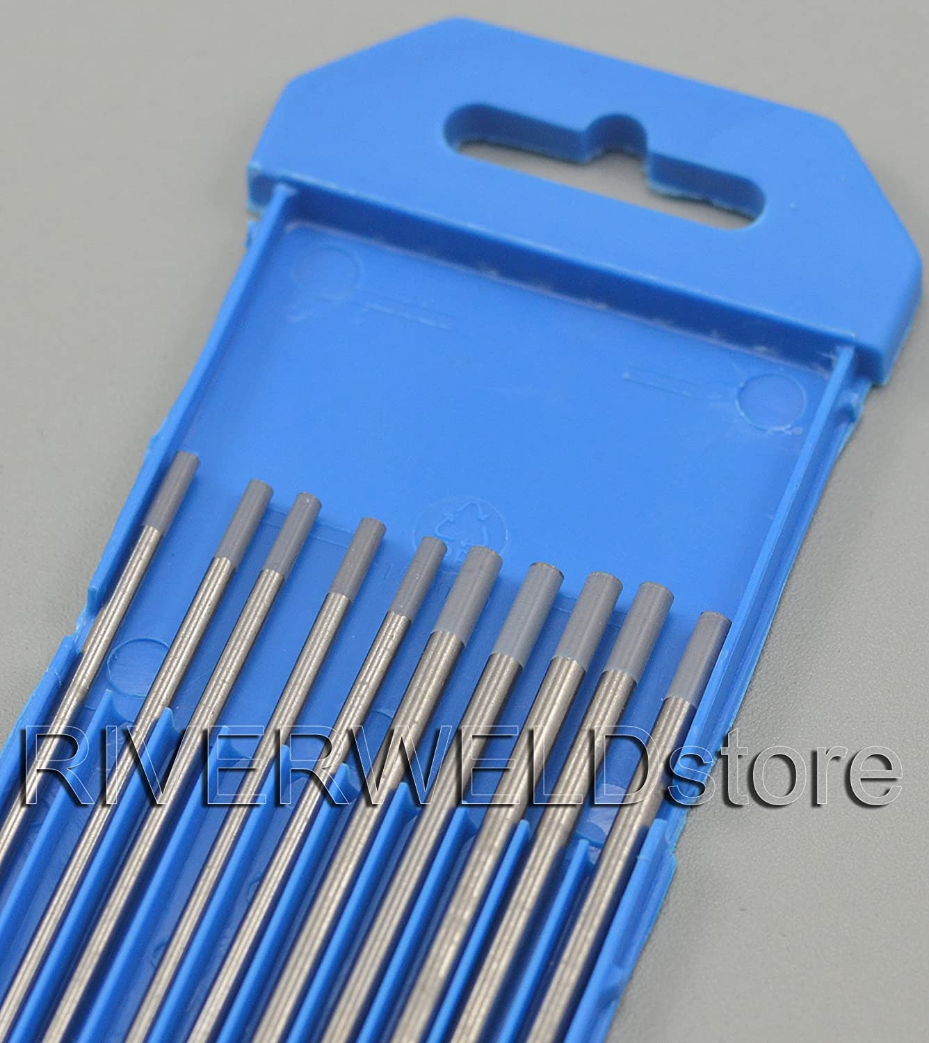 2% Ceriated WC20 Grey TIG Welding Tungsten Electrode (3/32" 1/8" 10pcs)