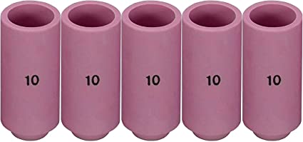 TIG Welding Torch DB PTA SR WP 17 18 26 TIG Alumina Ceramic Cup Nozzles Accessories 10N45#10 10N44#12 Optional (10N45#10 5PK)