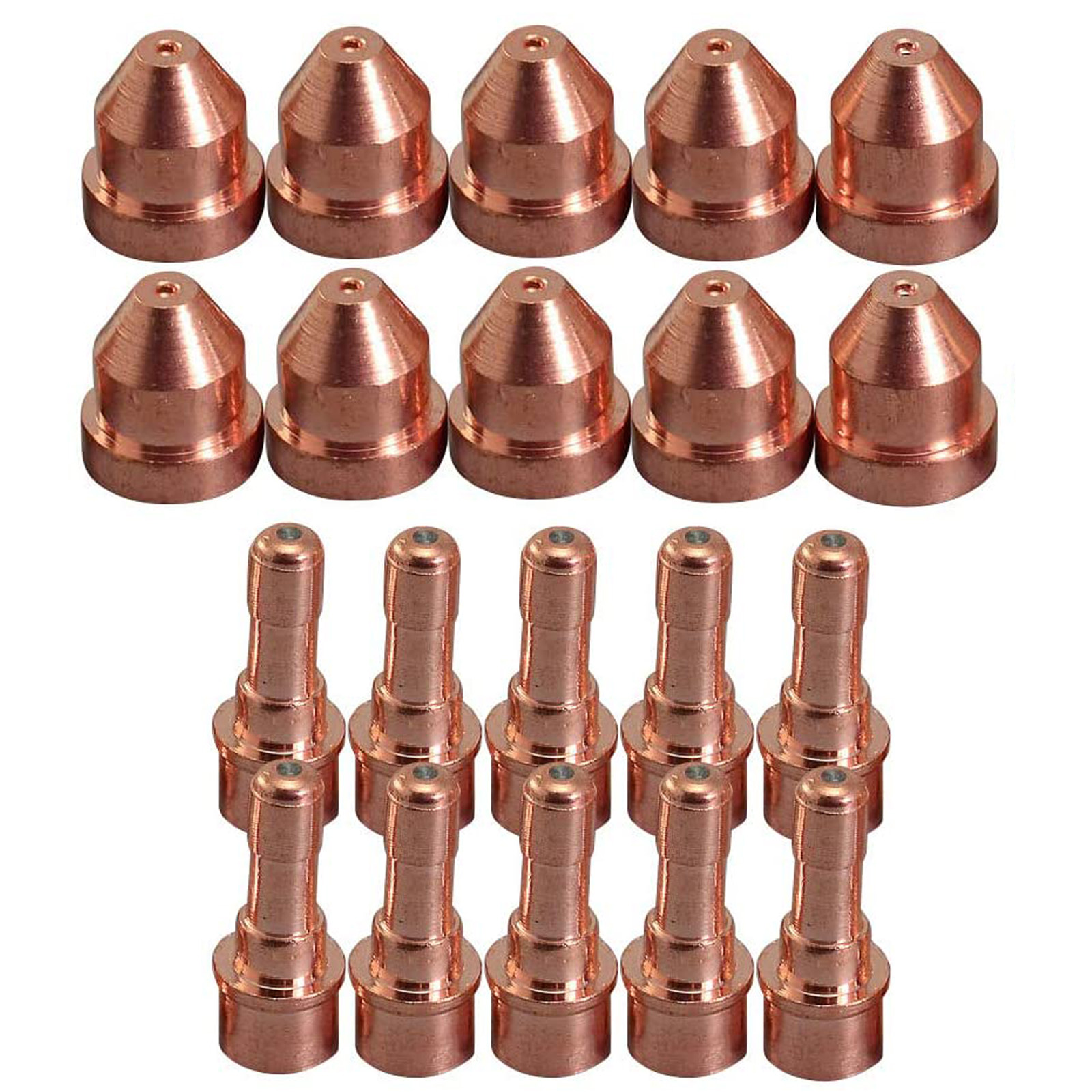 C1516 Plasma Electrode HF & C1290 Nozzle Tip Fit CEBORA CP-40 Plasma Cutting Torch 20pcs