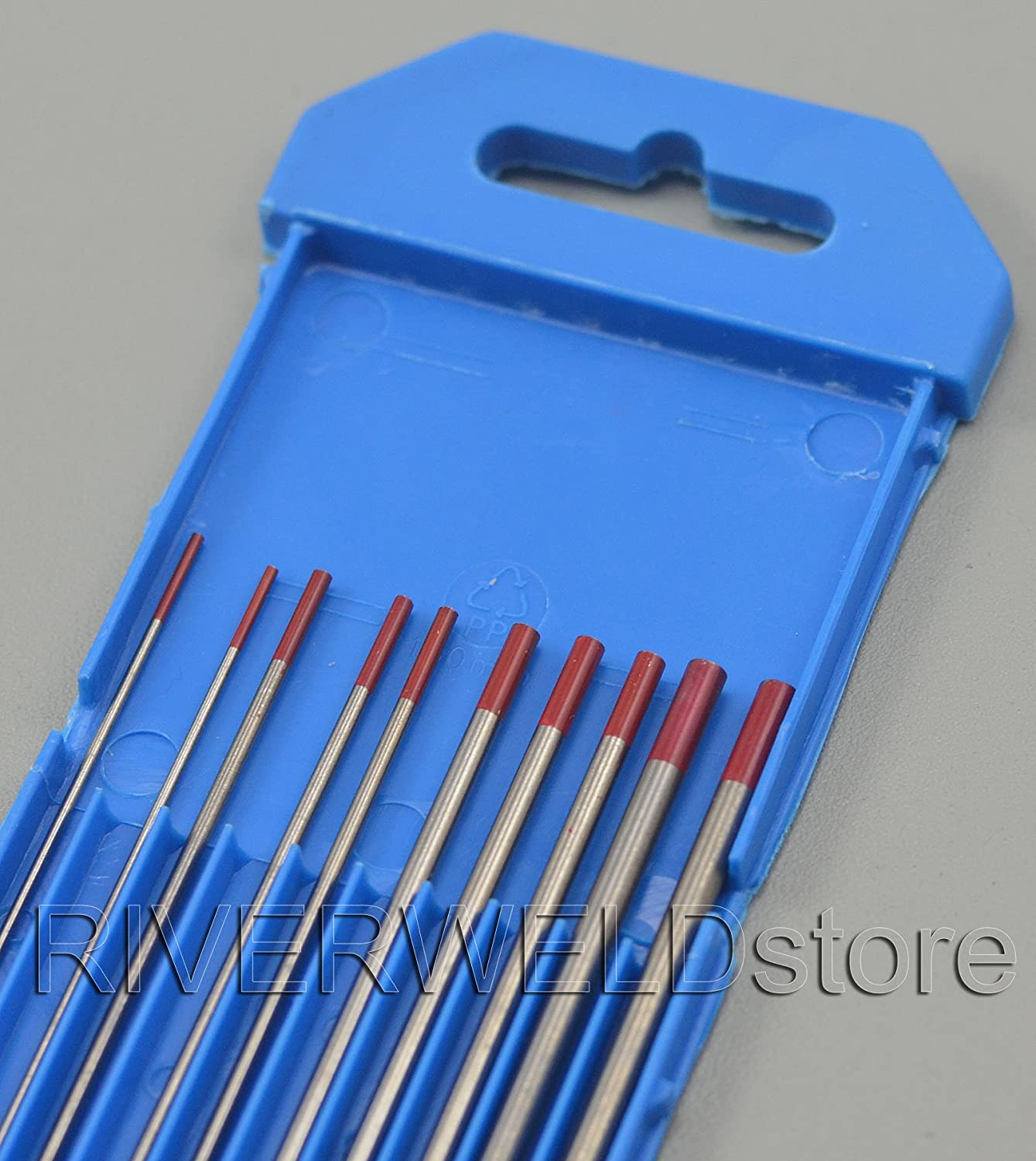 2 Percent Thoriated TIG Tungsten Electrode WT20 Assorted Size 10pcs