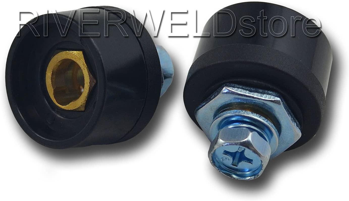 TIG Welding Cable Panel Socket Dinse Quick Fitting Dkz10-25 2pk