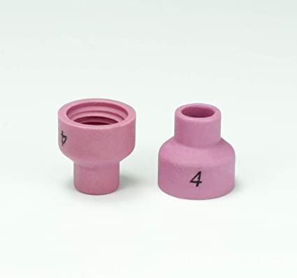 TIG Welding Torch WP 24 TIG Alumina Ceramic Cup Nozzles Accessories Consumables 53N24#4, 10pk