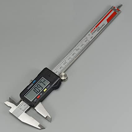 RIVERWELD Electronic Digital Caliper Stainless Steel Body with Large LCD Screen | 0-6 Inches | Inch/Millimeter Conversion