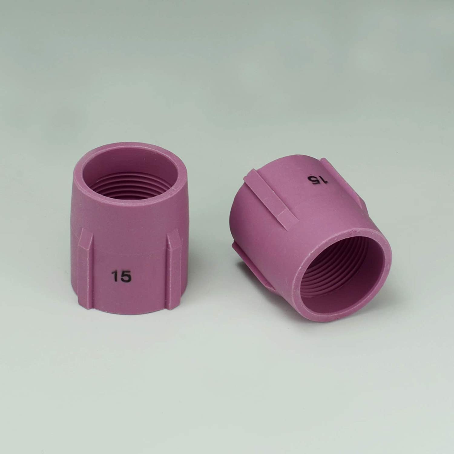 RIVERWELD 53N89#15 15/16" Orifice Large TIG Gas Lens Alumina Nozzle Ceramic Cups Fit SR DB WP 9 17 20 18 26 TIG Welding Torch 5pk