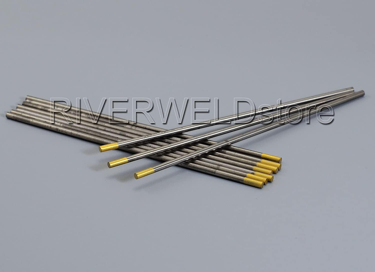 1.5 Percent Lanthanated WL15 Gold TIG Welding Tungsten Electrode 3.2x175mm 10PK