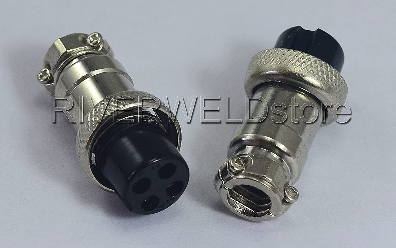 4 Pins Sockets Connector Aviation Plug Female 16-4P Fit TIG Welding & Plasma Cutting Torch 2PK