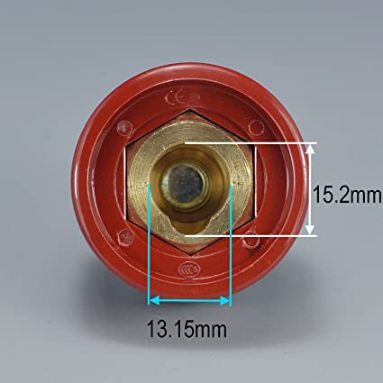 RIVERWELD TIG Welding Cable Panel Connector-Plug and Socket Quick Fitting DKZ35-50 2pcs