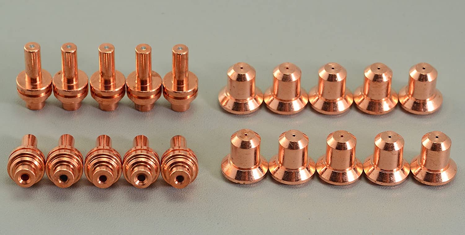 RIVERWELD Plasma Electrode Extended Nozzle Extended Fit PMax 350/380 PAC110 (020382 120504 25Amp)