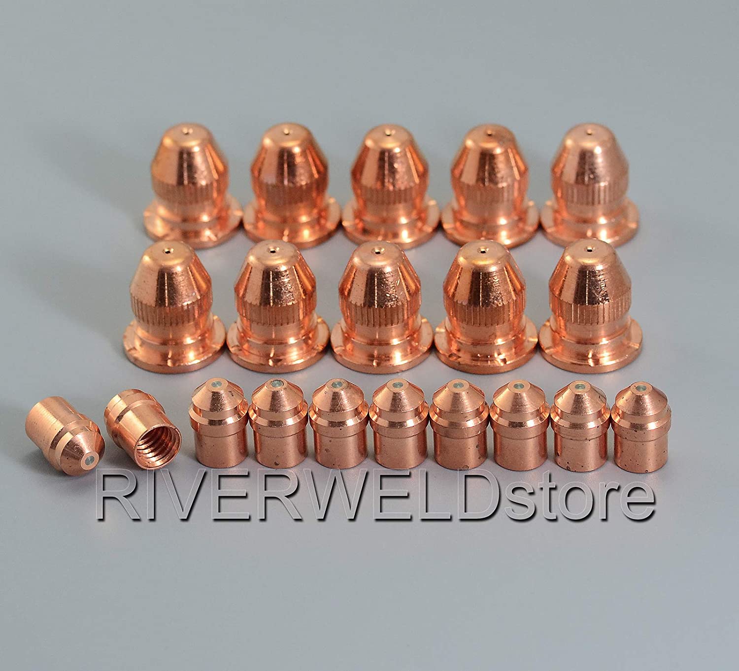 21595 Plasma Electrode 21596 Plasma Tips 50A Fit PT-25 Plasma Cutting Torch 20pk