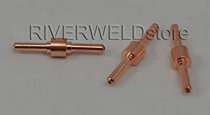 LG40 PT31 Plasma Cutter Cutting Consumable Plasma Tips Electrodes Extended 250pcs