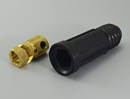 CS3550 Panel Socket Connector 35-50 mm2 CK300-400A TIG & Cutting Welding Torch