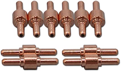 PT-31 LG40 Plasma Electrode Tip Nozzle Consumables Fit Plasma Cutter CUT40 40D CUT50 50D 100pcs