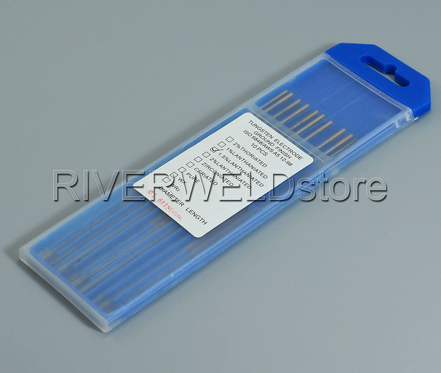 1.5 Percent Lanthanated WL15 Gold TIG Welding Tungsten Electrode 1.6x150mm 10PK
