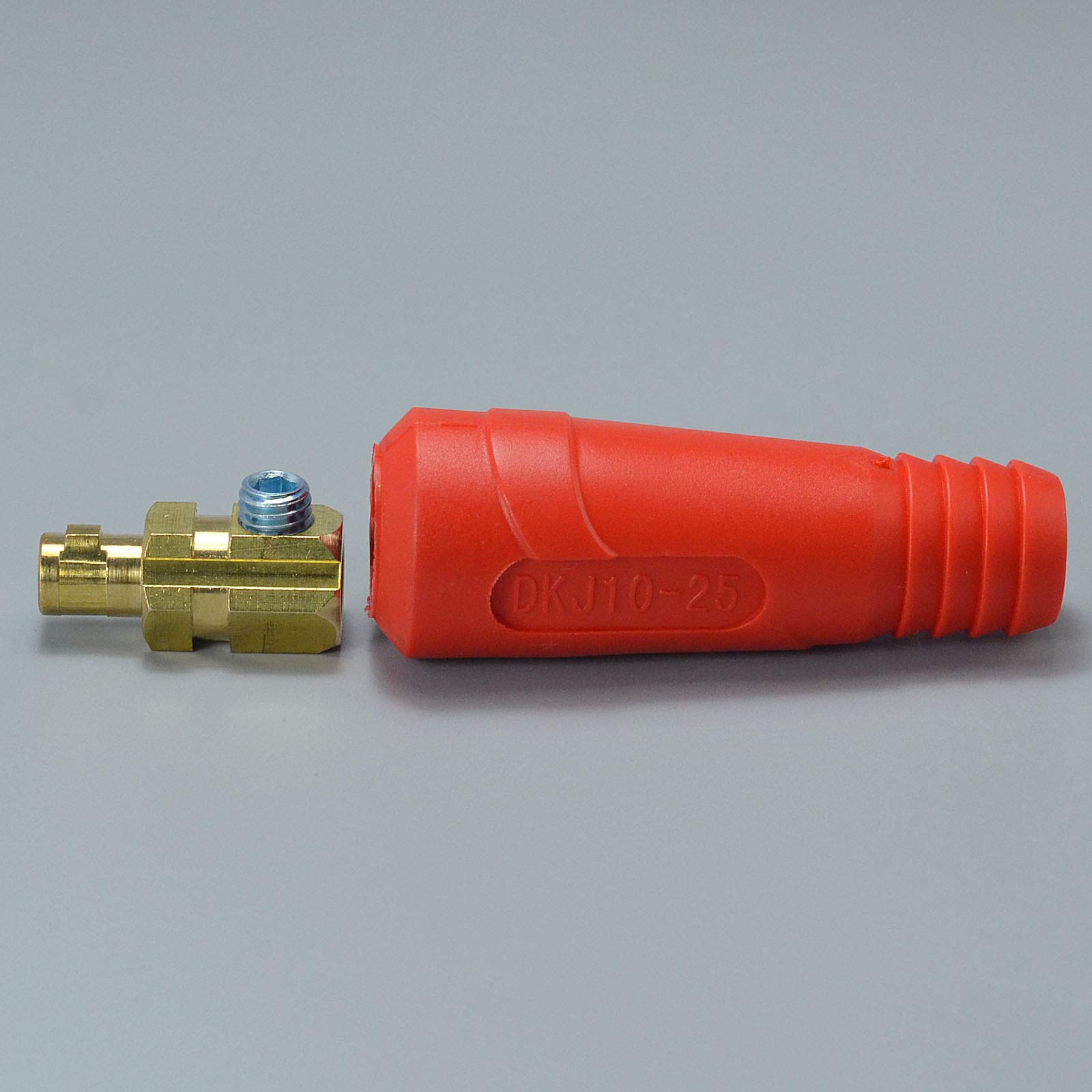 RIVERWELD TIG Welding Cable Panel Connector Socket Set Quick Fitting Dinse-Style 200Amp (4, DKJ10-25 & DKZ10-25)