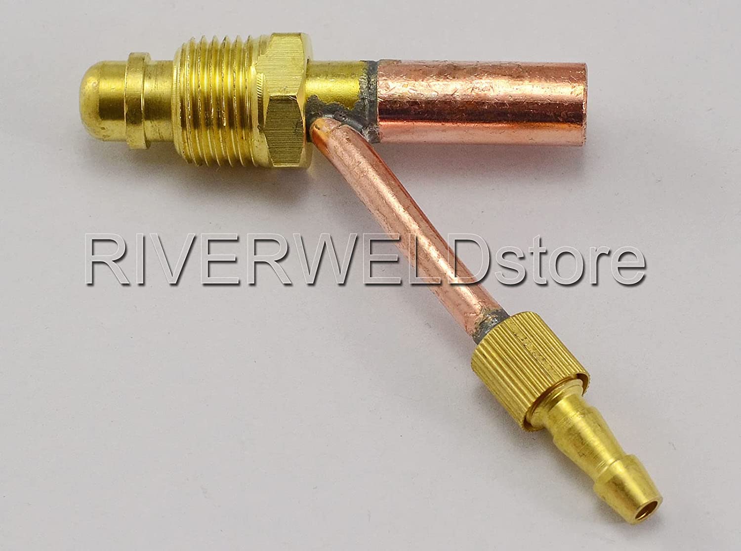 Cables and Gas (Water) Separate Cable Connector Fitting for TIG Welding Torch (5/8"-18 Male WP26 2pk)