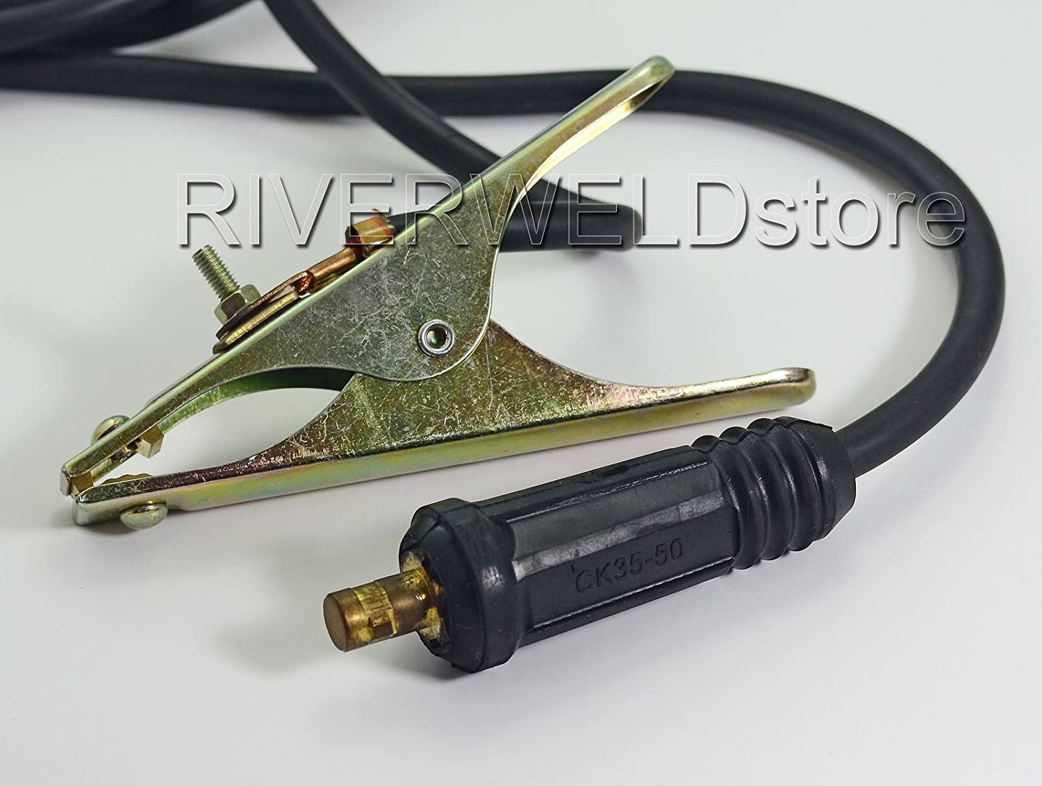 300Amp Groud Earth Clamp CK50 3M 25mm2 Wire Welding MMA ARC Welder