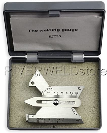 Welding Gauge Inspection Tool HJC-30 Multi-Function Gage Pit Test Ulnar Ruler