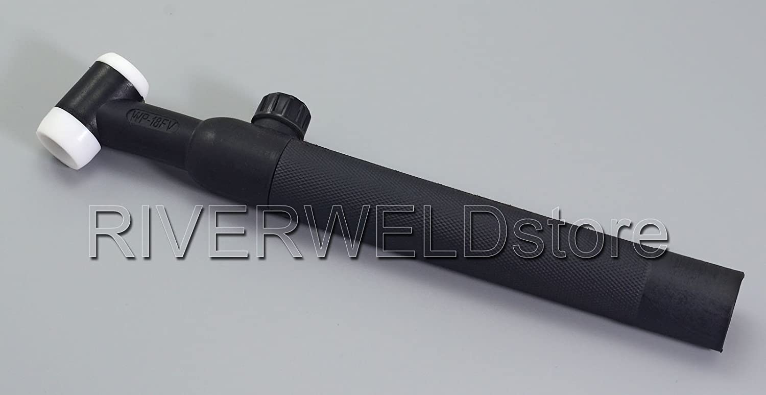 RIVERWELD WP-18FV SR-18FV Flexible & Valve TIG Welding Torch Head Body 350Amps Water Cooled