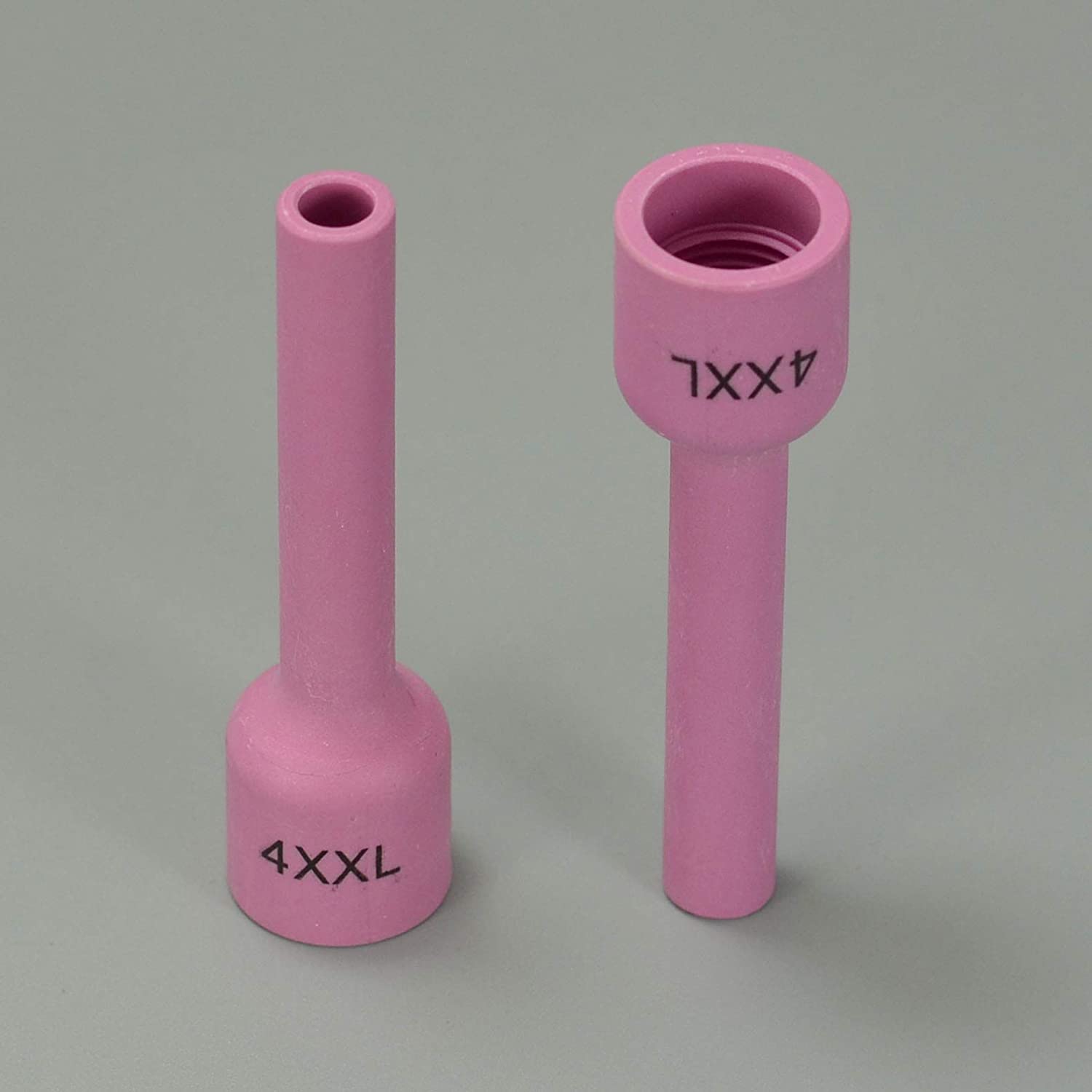 TIG Gas Lens Aluminia Nozzle Ceramic Cup Extra Long 53N58XXL (#4XXL 1/4" Orifice) for SR WP 9 20 25 TIG Welding Torch 5pk