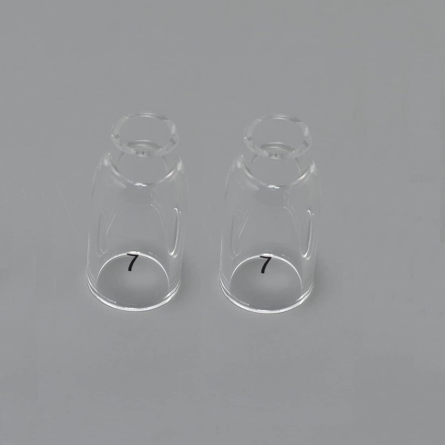 RIVERWELD Clear Quartz Nozzle 54N15#7 Pyrex Glass TIG Cups 54NQ-15-7# 47mm for SR WP 17 18 26 TIG Welding Torches 3pk