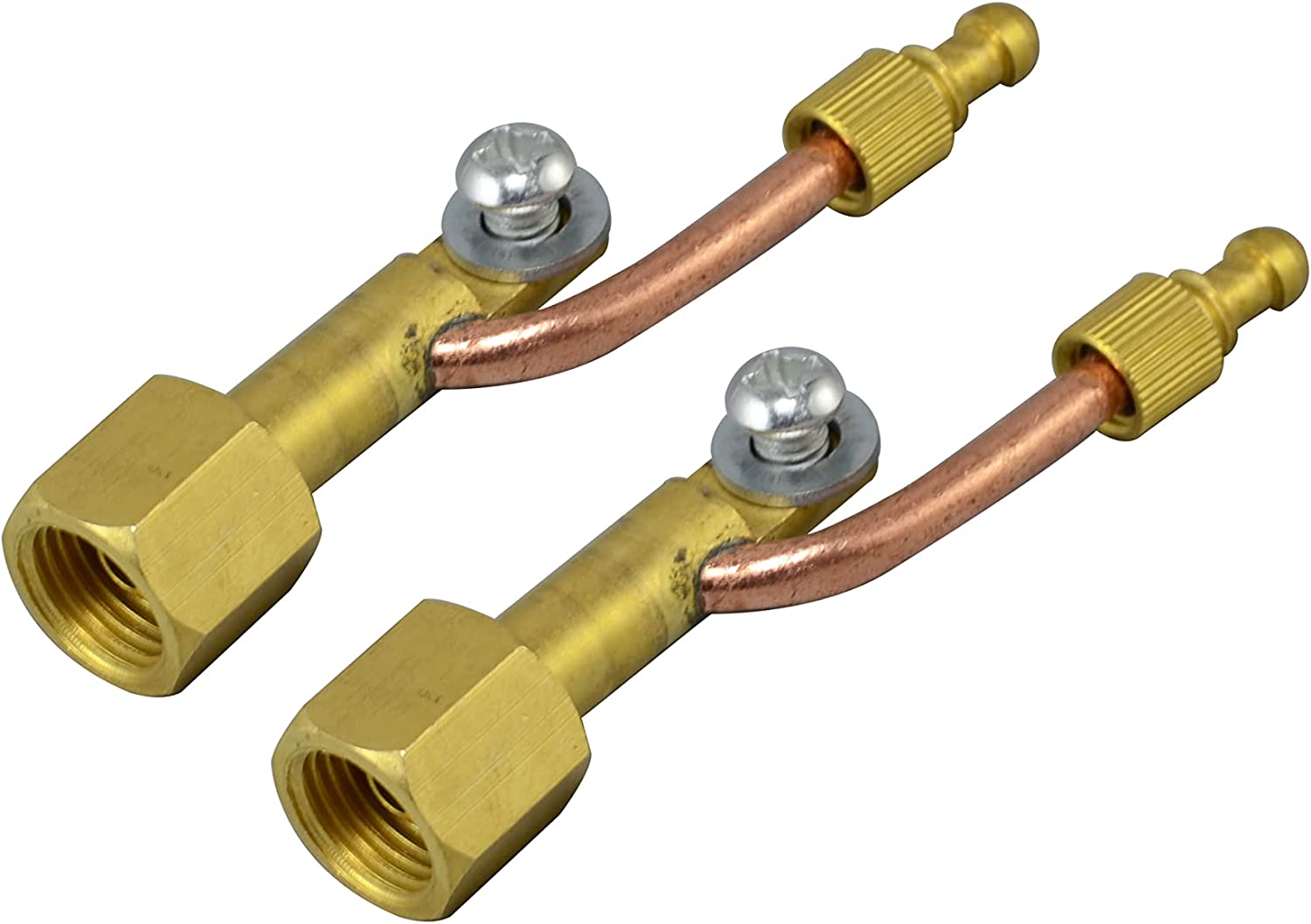 Cables and Gas (Water) Separate Cable Connector Fitting for TIG Welding Torch (9/16" -18 WP18 2pk)