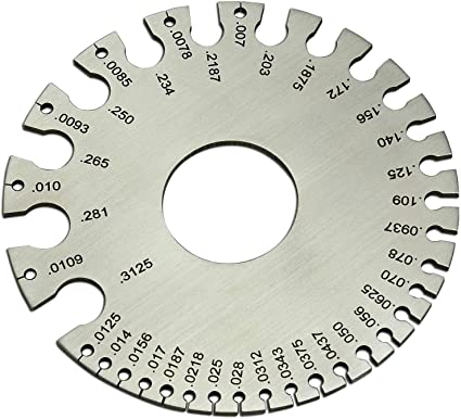 Round Wire Gauge Diameter Gage Welding Inspection Gauges
