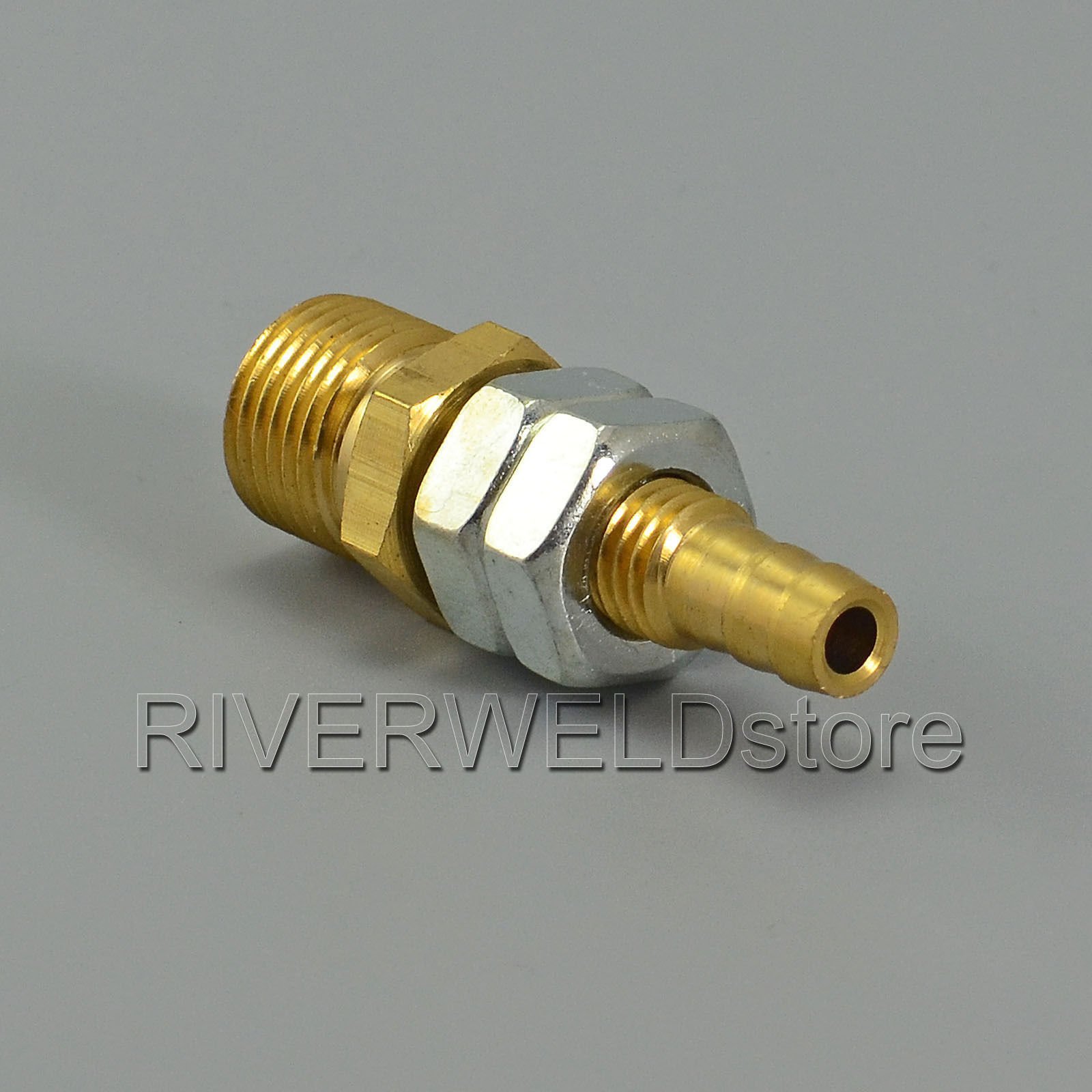 TIG Welding Torch Fitting Connector Adapter (M16x1.5 Gas Nipple 8mm)