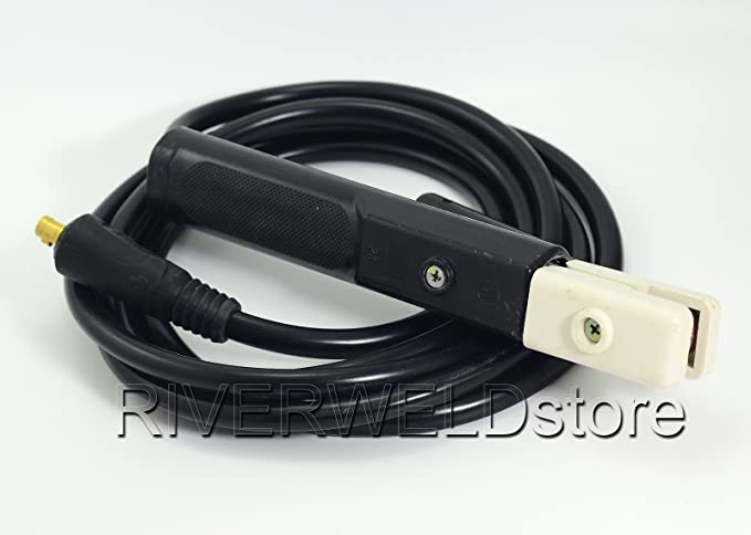 Electrode Holder 300A Manual MMA Arc Welding 10-25mm Connector and Lead Cable 3M