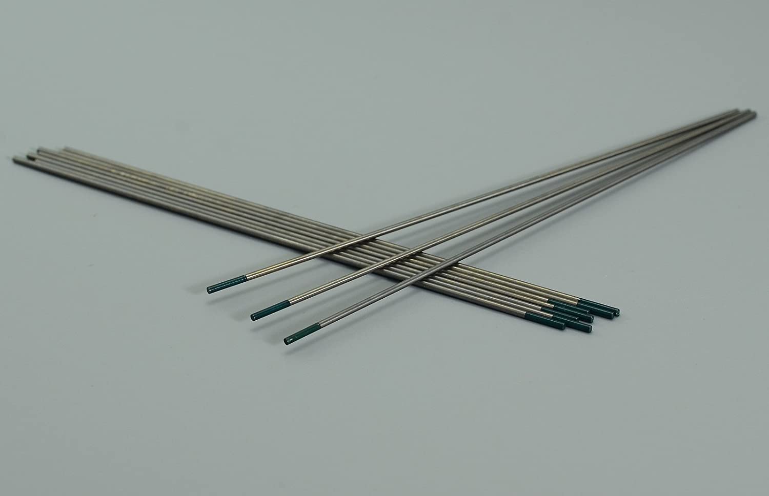 TIG Welding Pure Tungsten Electrode Green Tip WP 1/16"x 6" Pack of 10