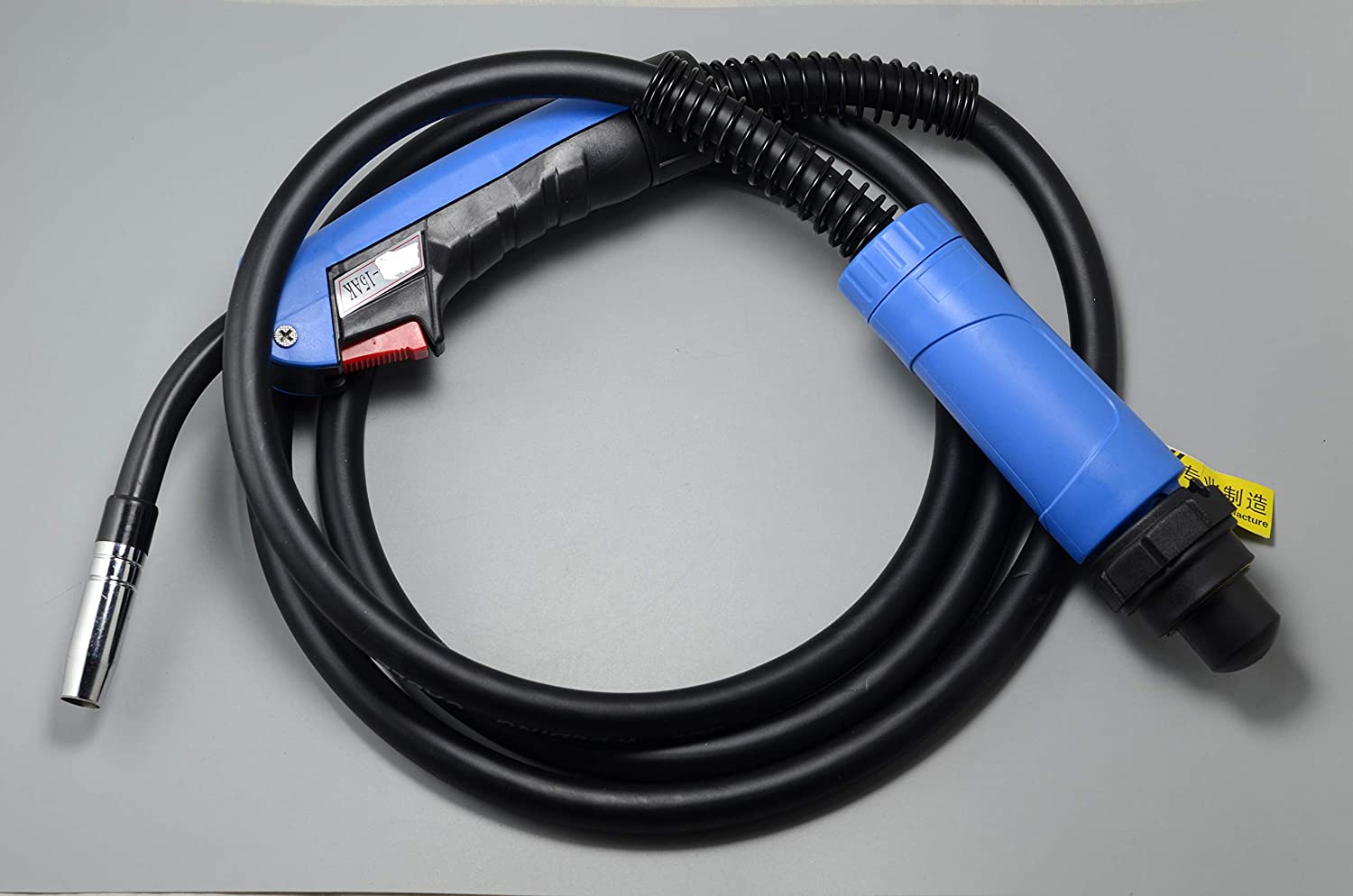 15AK MB15 MIG MAG Welding Torch Air-cooled Euro Connector 180A 3M (10ft)