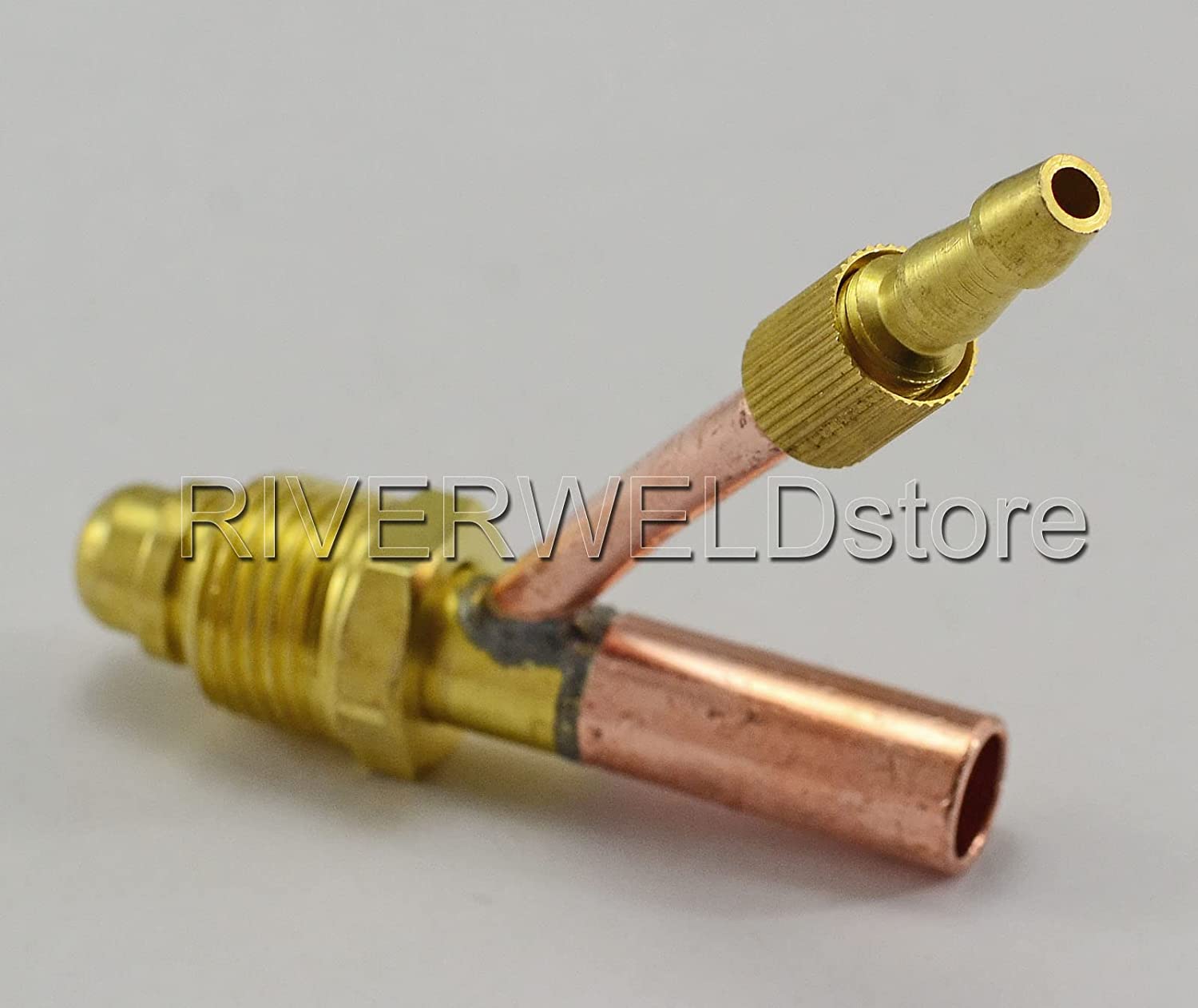 Cables and Gas (Water) Separate Cable Connector Fitting for TIG Welding Torch (5/8"-18 Male WP26 2pk)
