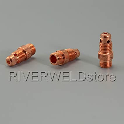 TIG Stubby Collet Body 17CB20 (2.40mm x 25mm) for PTA DB SR WP 17 18 26 TIG Welding Torch 10pk