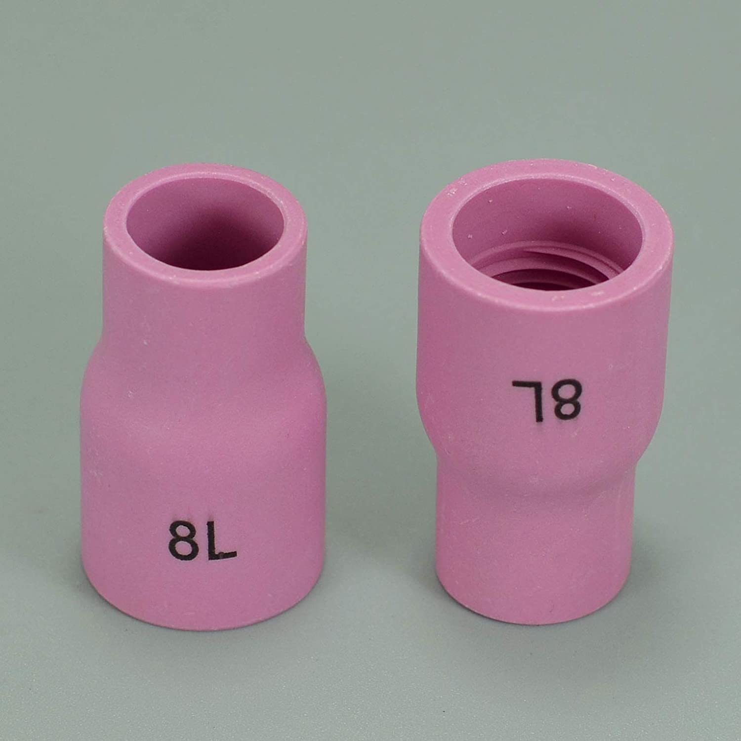 TIG Gas Lens Aluminia Nozzle Ceramic Cup Long 53N61SL (#8L 1/2" Orifice) for SR WP 9 20 25 TIG Welding Torch 10pk