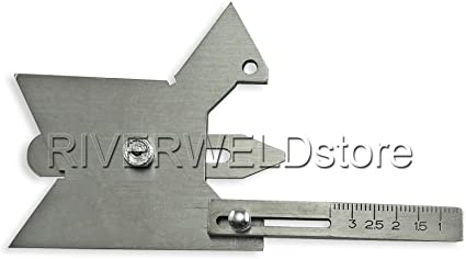 Welding Gauge Inspection Tool HJC-30 Multi-Function Gage Pit Test Ulnar Ruler